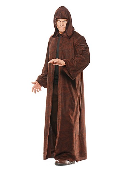 Hooded coat brown