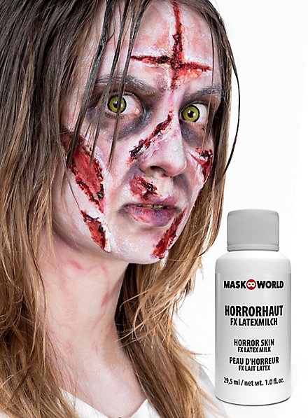 Halloween Make Up Kit Zombie Scar Wound Vampir Scab Liquid Latex Fake Blood  Tube