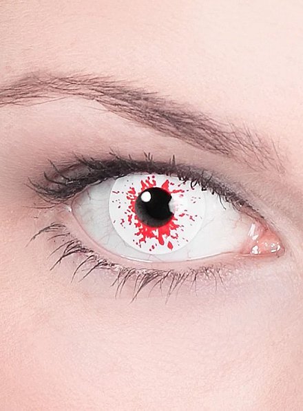Infizierter Kontaktlinse mit Dioptrien