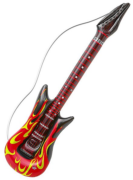 Inflatable flame guitar