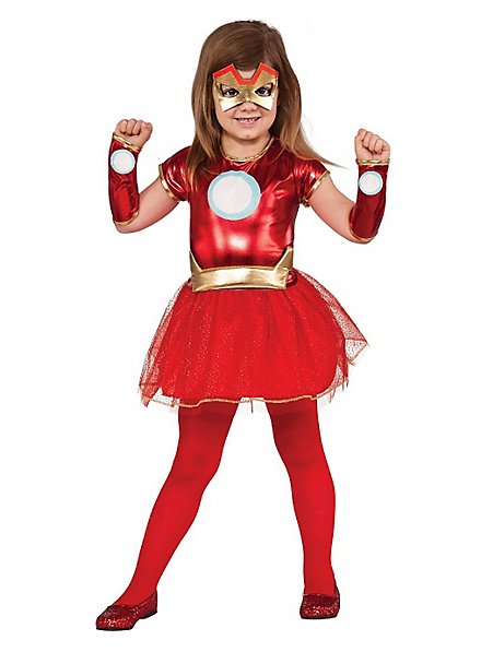 Iron Man Girls Kids Costume