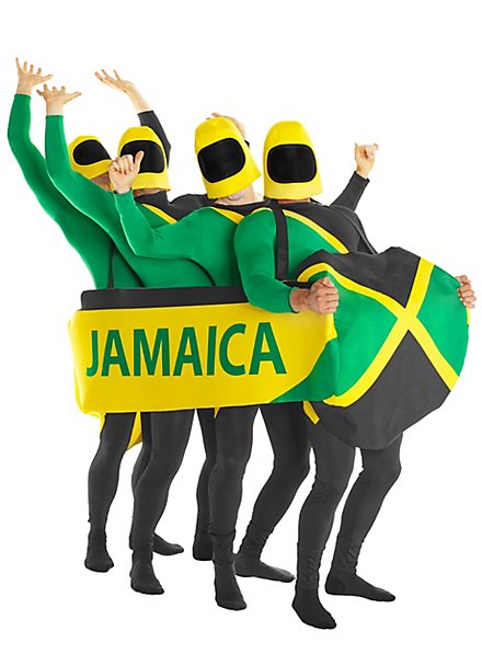 Jamaikanischer Bobfahrer Ganzkörperkostüm 
