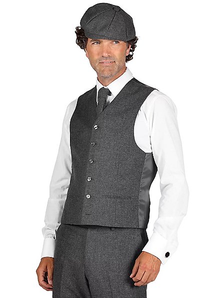 Jaren 20 Pak Vest Grijs