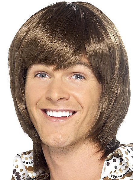 Jaren 70 popster pruik