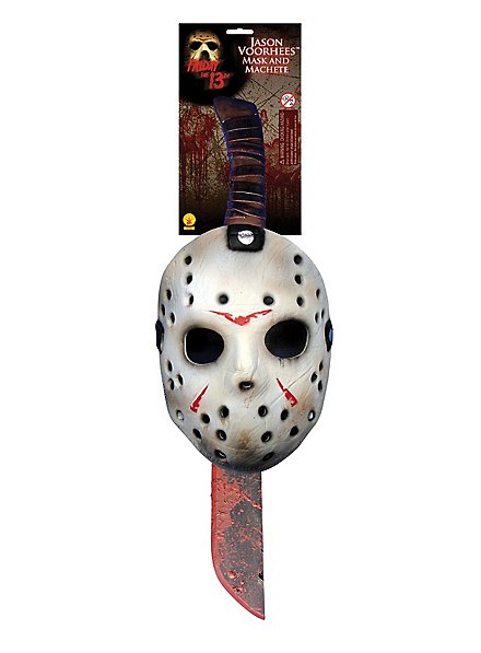 Jason Voorhees Maske & Machete