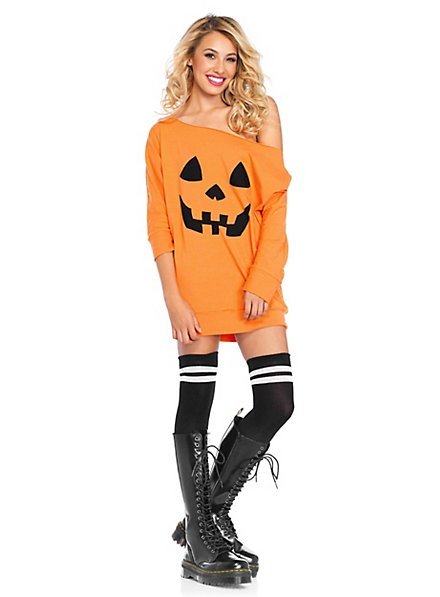 Jersey dress pumpkin