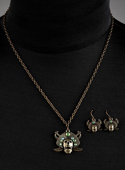 Jewellery Set "Cursed Pirates" green 