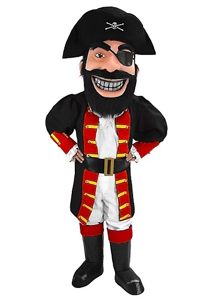 Kapitän Blackbeard Maskottchen