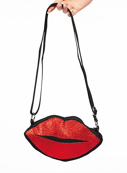 Kissing mouth handbag