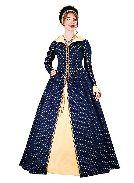 Kleid "Königin von Schottland" blau 