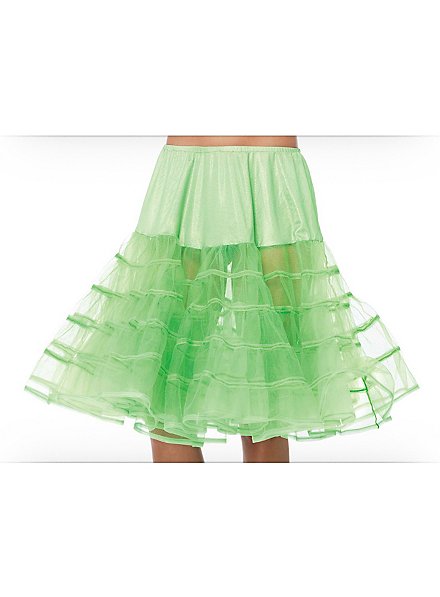 Knee-length Petticoat green