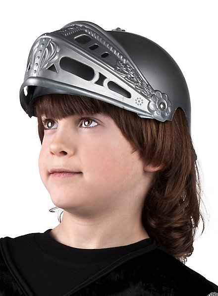 Knight visor helmet for children