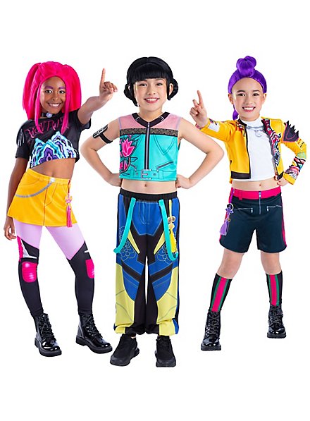 Costume Da Cantante Pop Per Ragazze – Set Completo Con Parrucca, Perfetto Per Halloween, Carnevale E Recite Scolastiche