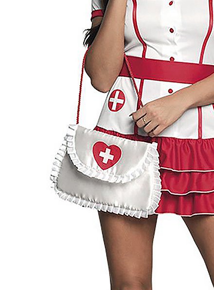 Krankenschwester Handtasche mit Satinsaum
