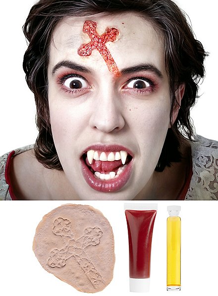 Krucifix Brandsår Af Latex