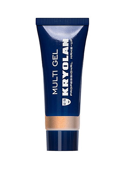 Kryolan gel glitter arancione fine