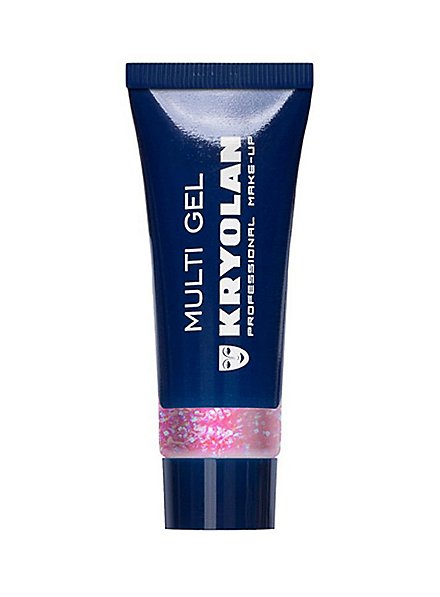 Kryolan Glittergel Rosa Grov