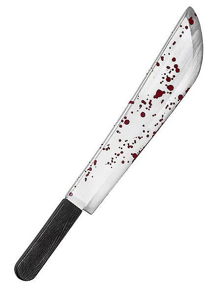 Kunstblut Machete aus Kunststoff
