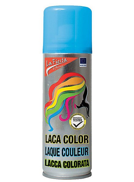 Laca Para El Pelo Azul Claro