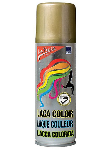Laca Para El Pelo Dorada