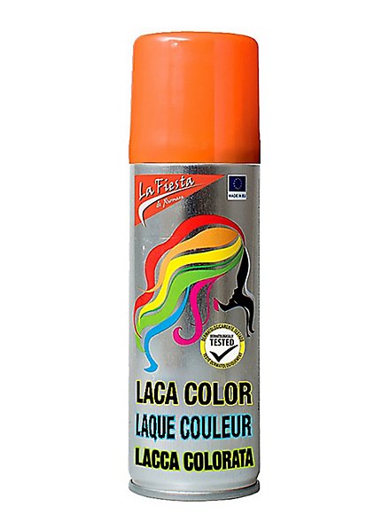 Lacca per capelli arancione