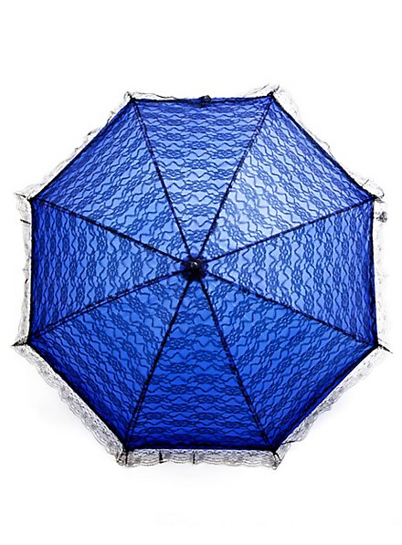 Lace Parasol blue & black - maskworld.com