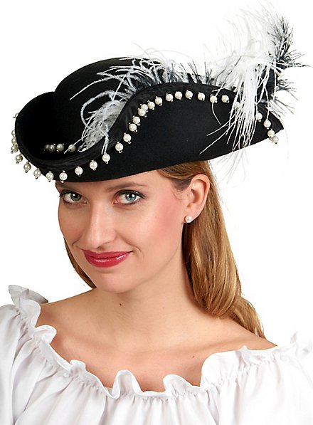 Ladies' Tricorn Hat pearl