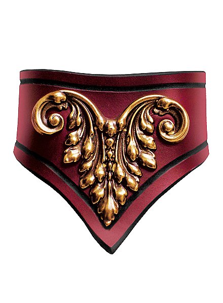 Lady Leather Collar red 