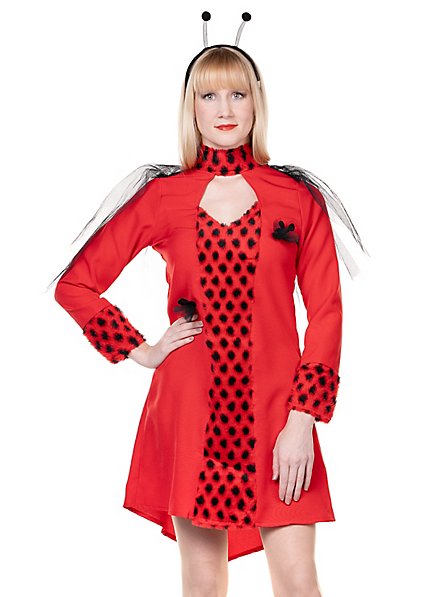 Ladybug Pattern Print Dress main image 1