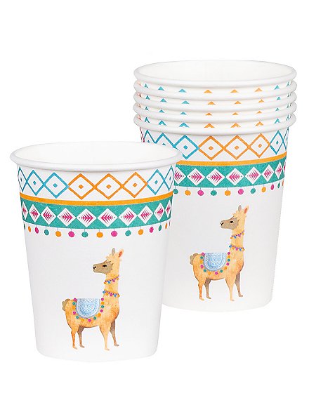 Lama paper cups 6 pieces