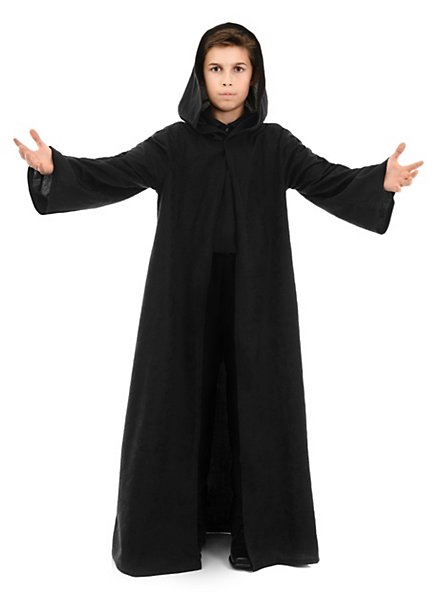 Lange Robe schwarz für Kinder