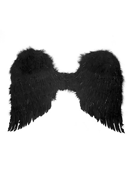 Large Feather Wings black 