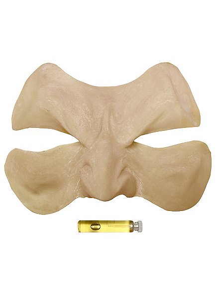 Latex Devil Mask to stick on - maskworld.com