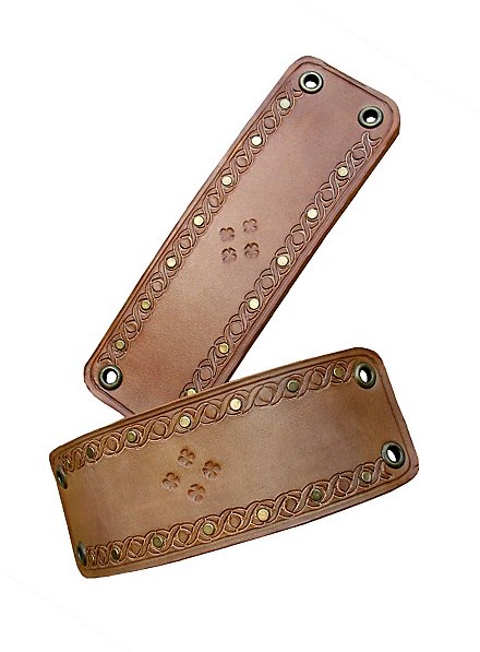 Leather Armbands light brown 