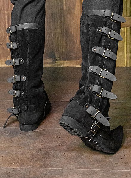 Leather gaiters - Soldier - maskworld.com