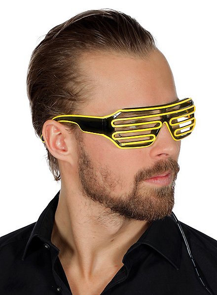 LED goggles yellow