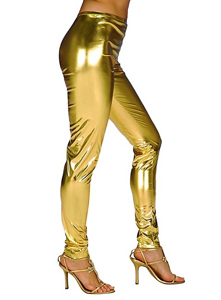 Leggings gold-metallic