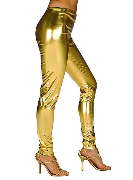 Leggings Guld-Metallisk