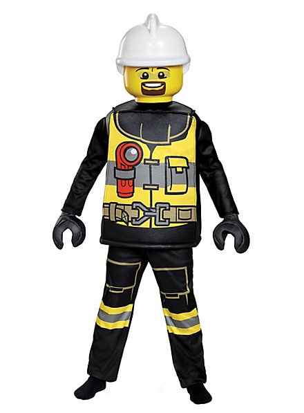 Lego fireman children costume