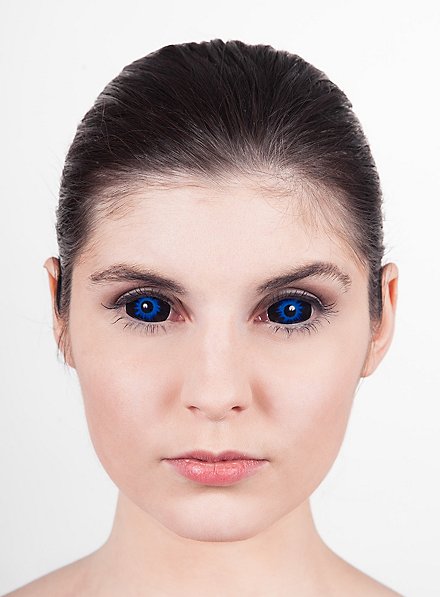 Lenti a contatto blu sclera