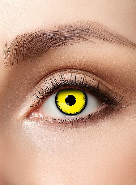 Lentilles de contact Ange jaune
