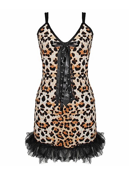 Journee Leopard Print Babydoll