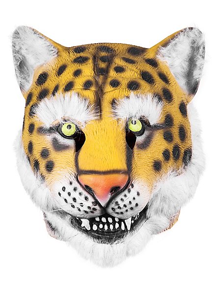 Leopard Maske aus Latex
