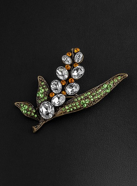 Lily of the Valley Brooch antique 