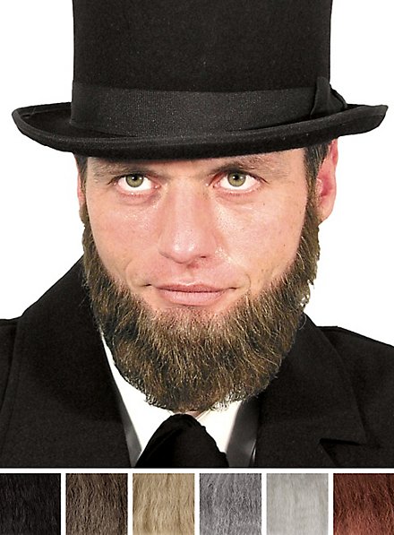 Lincoln Professioneller Kinn- und Backenbart aus Echthaar