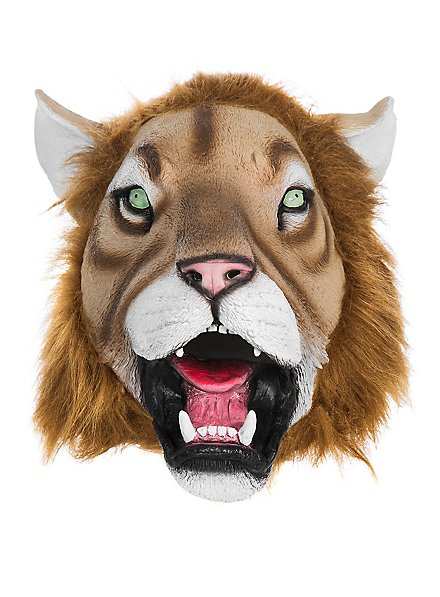 Lion Latex Full Mask Lion - maskworld.com