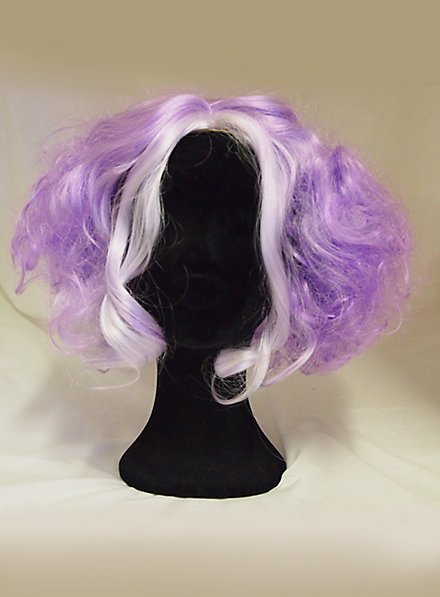 Lockige Bob Perücke In Hellviolett – Mit Verstellbarer Kappe Für Cosplay & Alltag