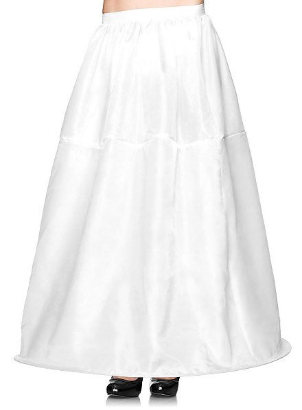 Long Hoop Skirt white