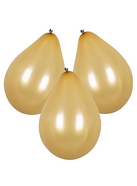 Luftballon gold 6 Stück