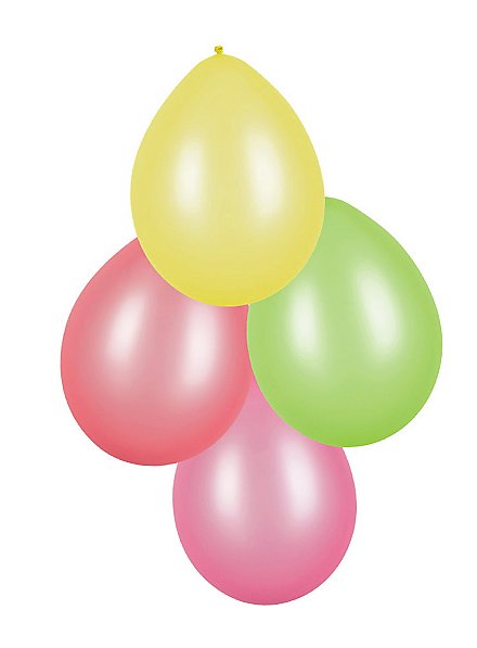 Luftballons neon 8 Stück